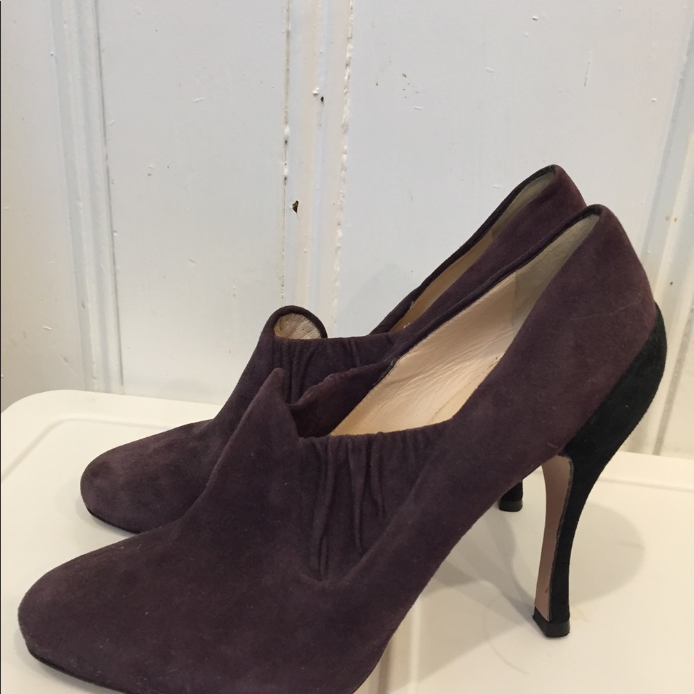 Preowned Prada suede booties - Picture 3 of 6